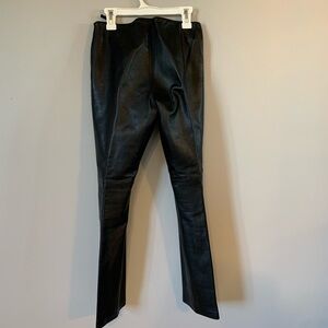 Hugo Buscati 100% Leather Pants Size 2 Petite  28" waist